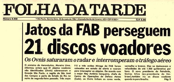 Imagem de capa: A Noite Oficial dos OVNIs: Quando a Força Aérea Brasileira Admitiu Que Não Sabia