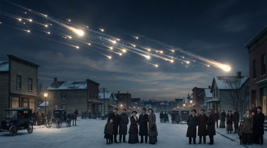 Imagem de capa: A Grande Procissão de Meteoros de 1913: O Enigmático Comboio de Fogo que Cruzou o Céu