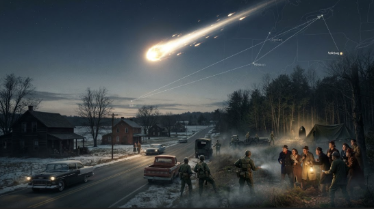 Imagem de capa: Kecksburg 1965: A Triangulação que Coloca o Bólido a 400 km da Pensilvânia