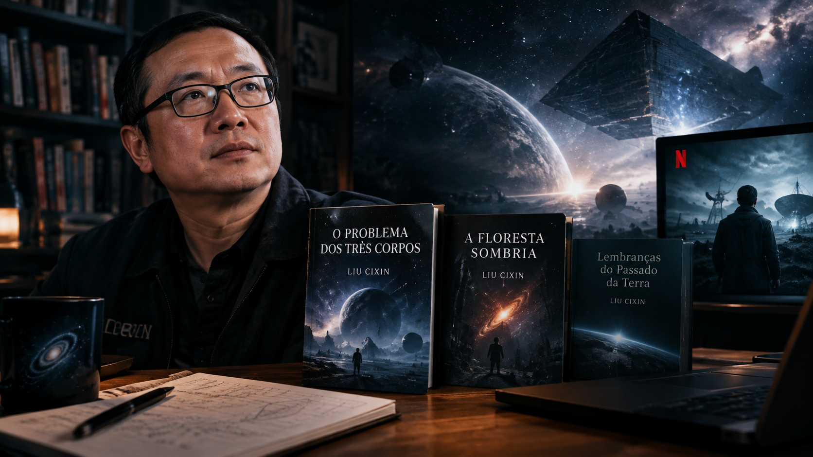 Imagem representativa de Liu Cixin - Gerado por IA