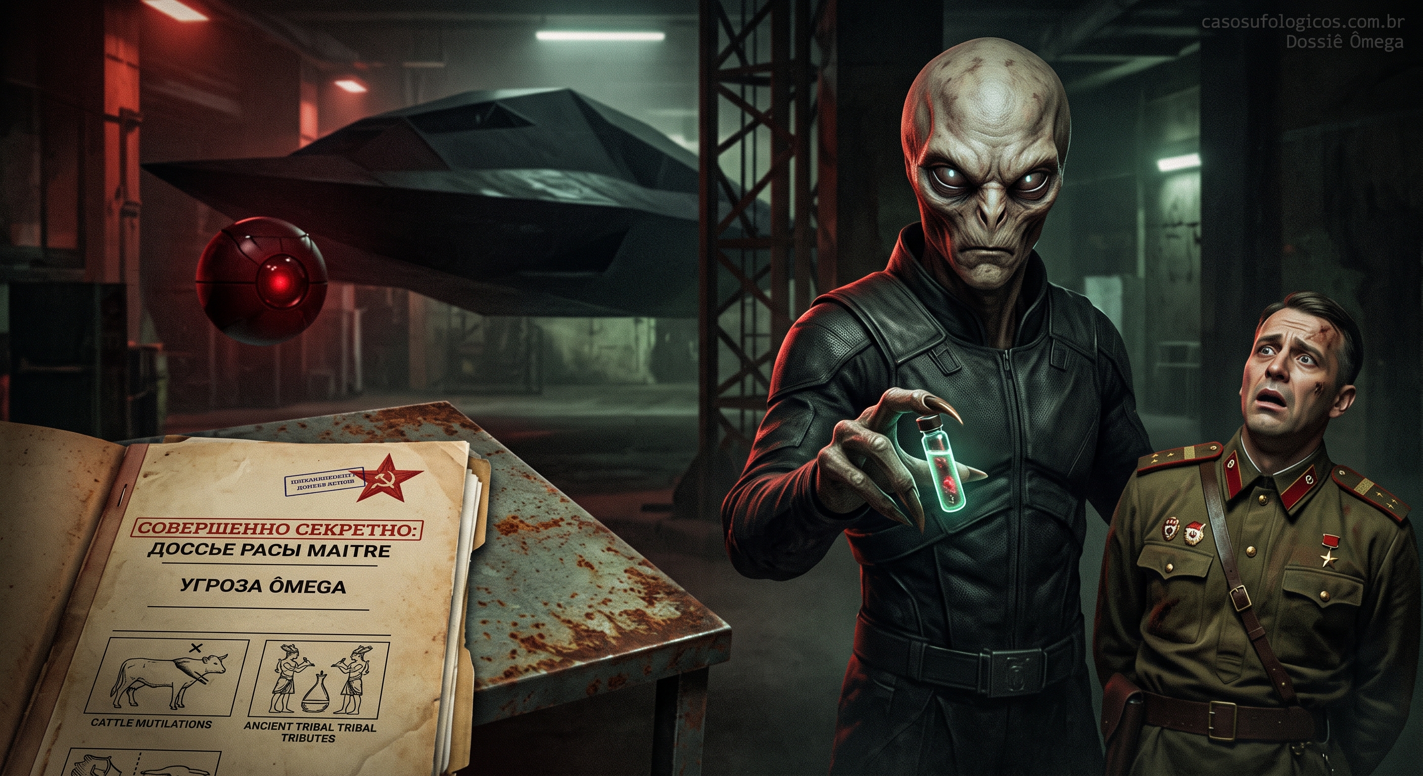Imagem de capa: Os Maitre: Como Meia Página de um PDF de 2013 Virou a Raça Alienígena Mais Temida da Internet