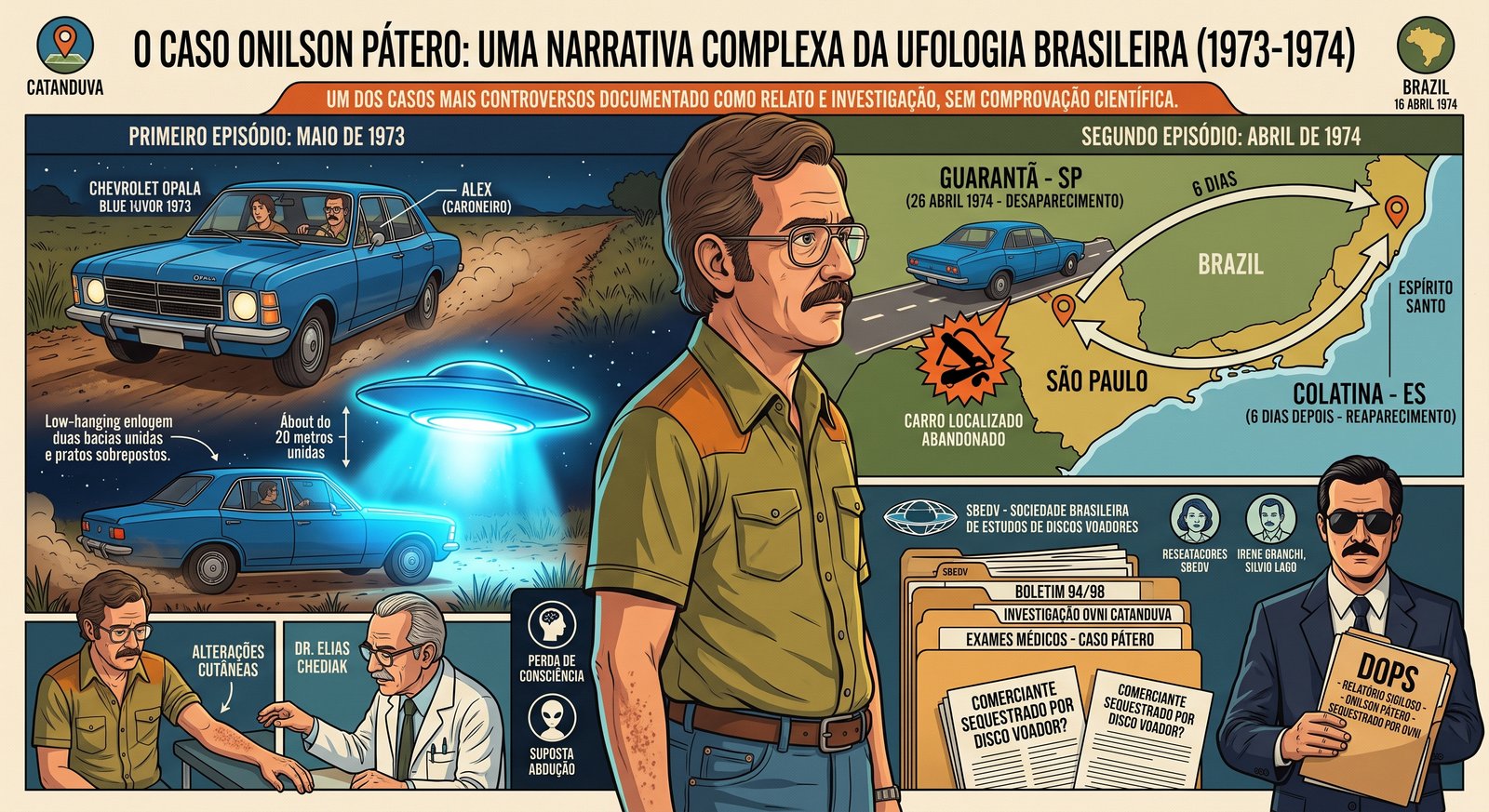 Imagem de capa: O Caso Onilson Pátero: Os Dois Encontros que Marcaram a Ufologia Brasileira