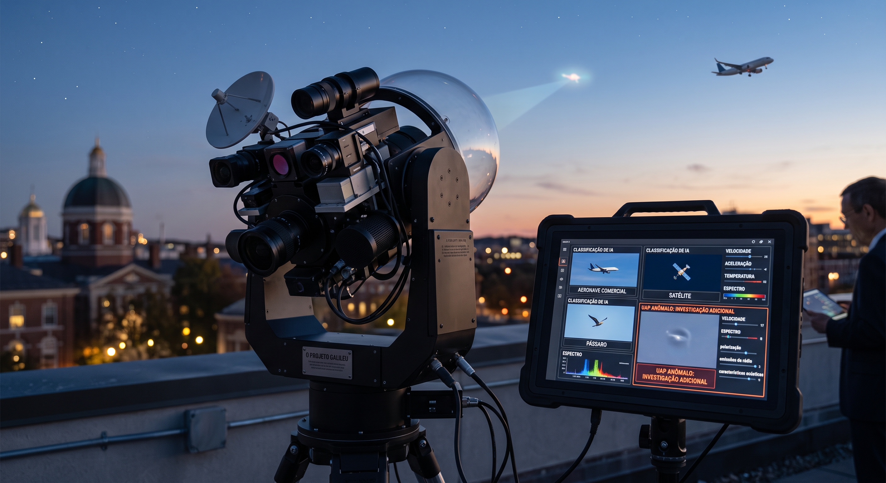 Imagem de capa: Projeto Galileu: A Busca Científica por Evidências de Tecnologia Extraterrestre